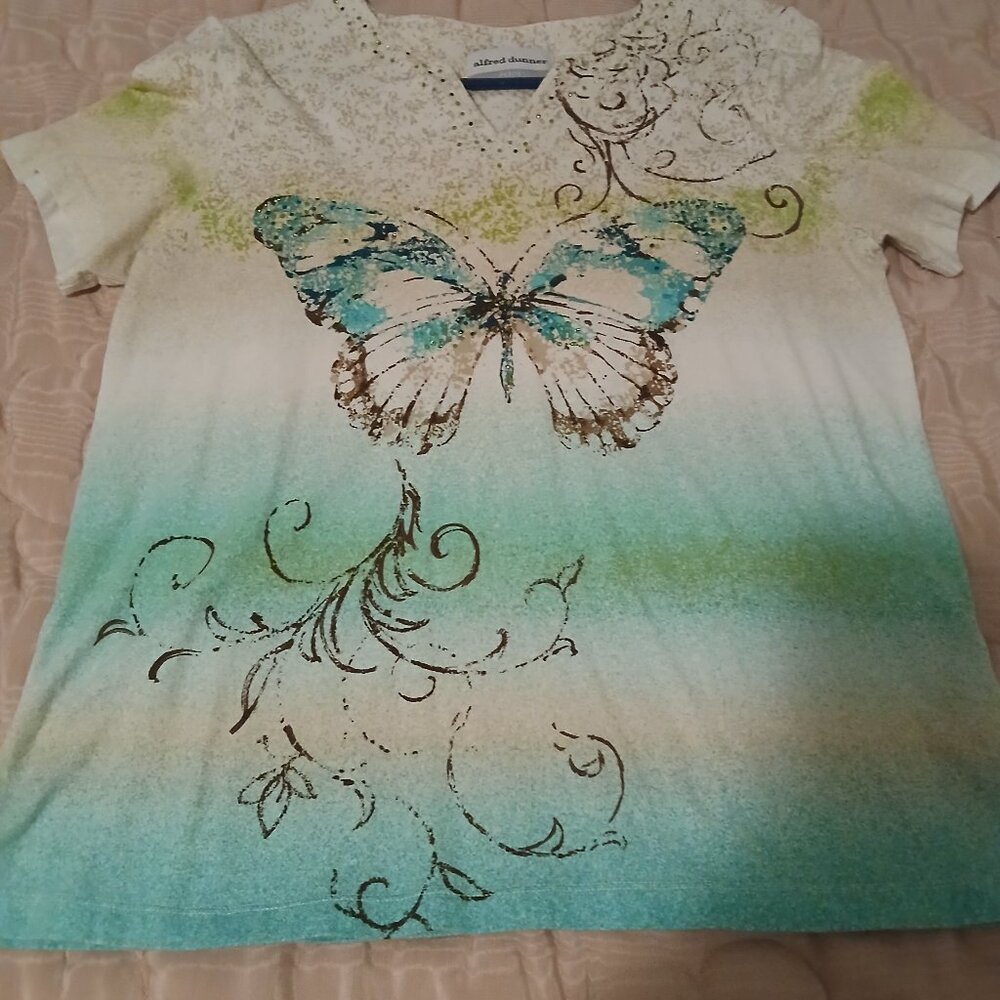 Alfred Dunner butterfly top PS
